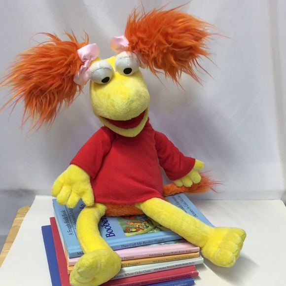 Red Fraggle & a bunch of Fraggle books vintage Fraggle Rock set collectible toys - Picture 3 of 7
